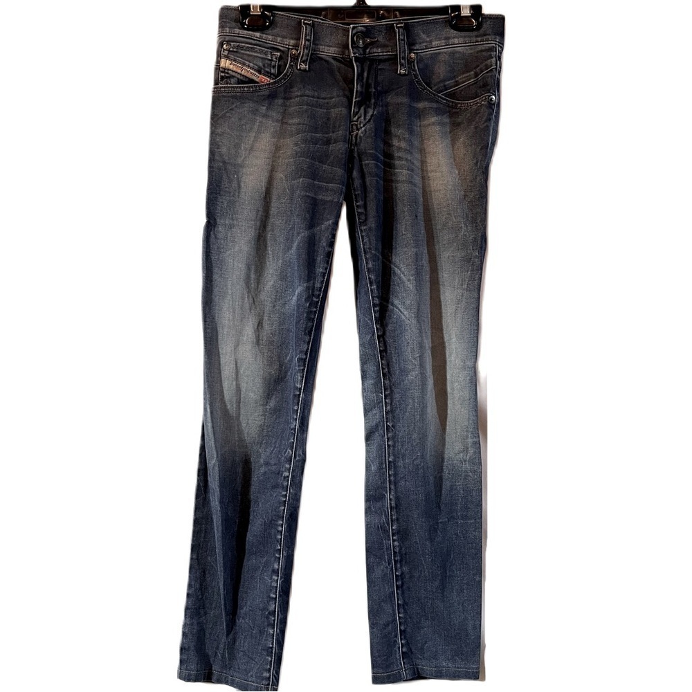 DIESEL GETLEGG Slim Skinny Faded Jeans, Size 24/32, #449
